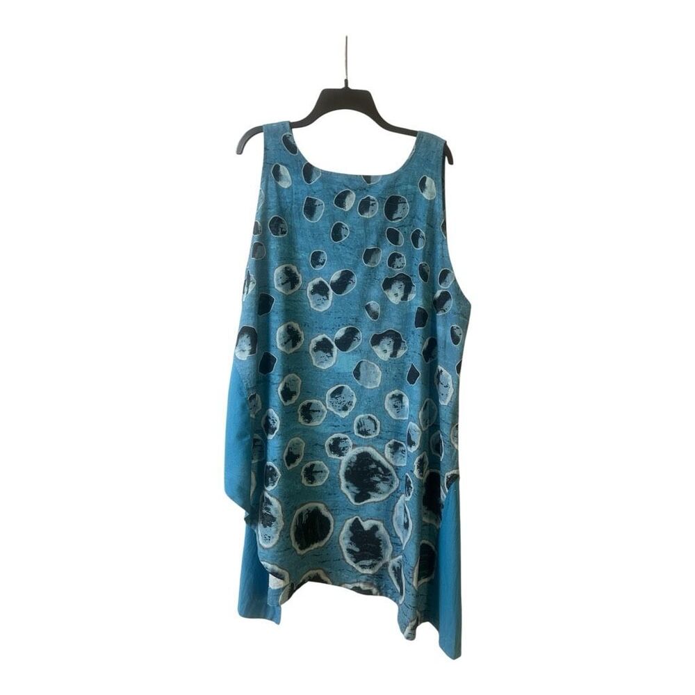 Kekoo Design asymmetrical artsy tunic US sz 18-22 - Picture 3 of 6